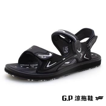 G.P(女)高彈力舒適兩用涼拖鞋 女鞋-黑色(另有黑桃.紫色)