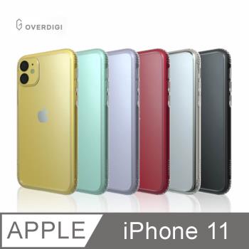 OVERDIGI iPhone 11 蜂巢晶格雙料軍規防摔透明殼