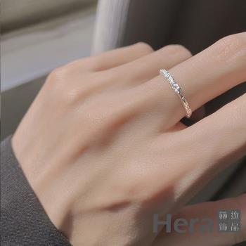 【Hera 赫拉】精鍍銀高級感手工開口可調戒指 H111040507