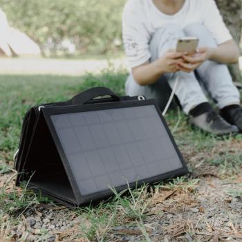 ROOMMI 40W太陽能充電板 戶外折疊攜帶方便 (RM-40W-01)