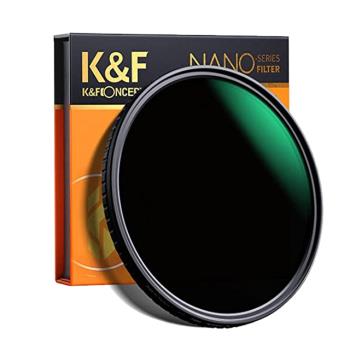 【K&F Concept】ND8-ND128 可調式減光鏡 82mm 防水抗污 日本AGC鏡片 (KF01.1330)