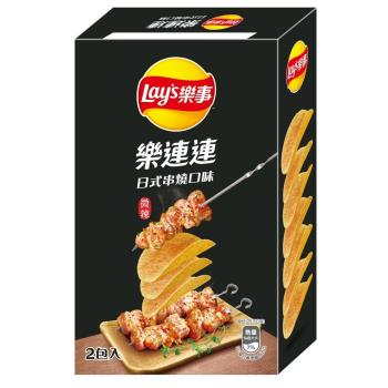 樂事樂連連日式串燒口味洋芋片166g/盒