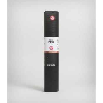 [Manduka] PRO Mat 瑜珈墊 6mm - Black  (高密度PVC瑜珈墊)