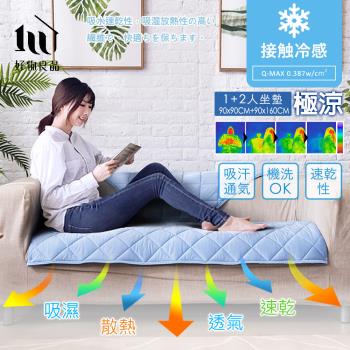 【好物良品】1+2人座_日本極值冷感科技沙發墊 (90x90cm+90x160cm)