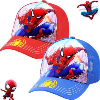 漫威英雄蜘蛛人兒童帽子網帽遮陽帽棒球帽 M60157(復仇者聯盟 平輸品)【卡通小物】