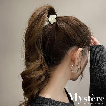 【my stere 我的時尚秘境】韓國可愛造型小花膨鬆高馬尾夾