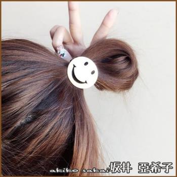 『坂井．亞希子』微笑的力量笑臉造型髮圈