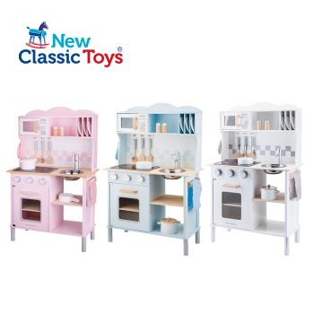 荷蘭New Classic Toys 聲光小主廚木製廚房玩具(三色可選)