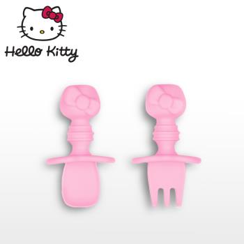 Bumkins 寶寶矽膠湯叉組(Hello Kitty)