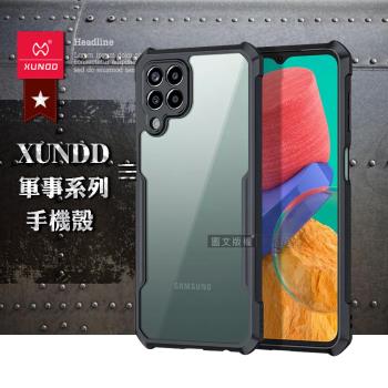 【訊迪】XUNDD 軍事防摔 三星 Samsung Galaxy M33 5G 鏡頭全包覆 清透保護殼 手機殼(夜幕黑)