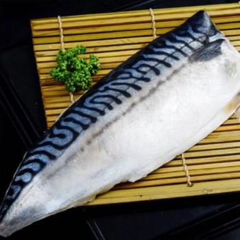 悅生活—鮮市集 挪威薄鹽鯖魚片180g-200g 4包組(1片/1包)