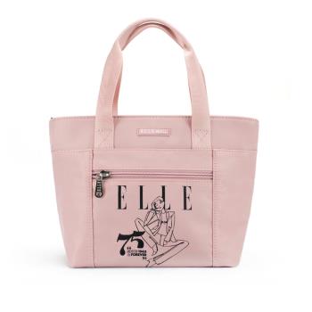【ELLE Active】75周年限定系列-手提包/手提袋-小-粉紅色