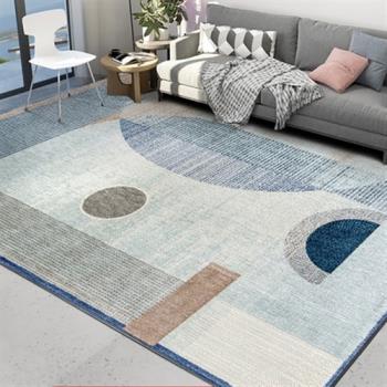 奧斯陸地毯155x230cm-摩登幾何藍