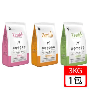 Zenith 鮮力士-頂級無穀犬用軟飼料3KG(幼母犬/全齡犬/高齡犬)