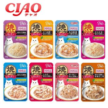 (CIAO)鰹魚燒晚餐包50g*16包組 貓餐包