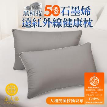 【Jindachi金大器寢具】買1送1 石墨烯遠紅外線枕｜大和抗菌除臭藥劑技術