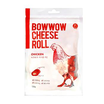 BOWWOW-犬零食-高鈣雞肉起司捲120g