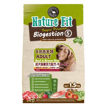 NATURE FIT 吉夫特-成犬強健活力配方3Kg(牛肉+糙米)