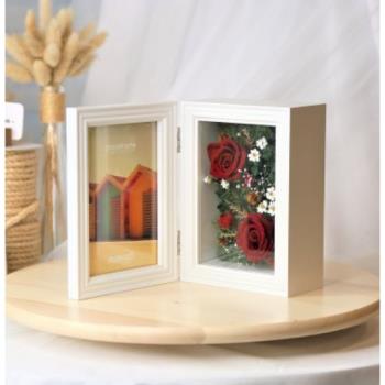 【Flower Plus】胭脂紅 | 永生花相框禮盒