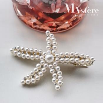 【my stere 我的時尚秘境】秘境限定~韓式時尚珍珠海星髮夾