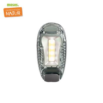 德國Moses 小探險家-LED迷你夾燈(顏色隨機出貨)