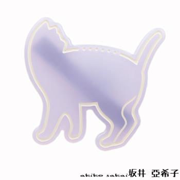『坂井．亞希子』天使貓咪插畫風造型瀏海髮夾