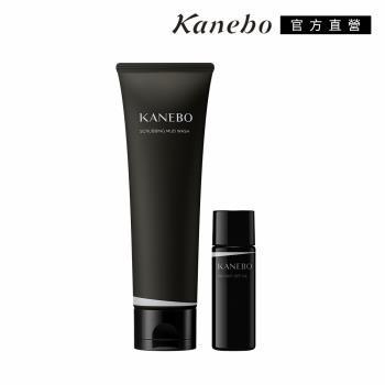Kanebo 佳麗寶 KANEBO 清爽亮顏泥膜皂限定組 (泥膜皂130g+卸妝油30mL)