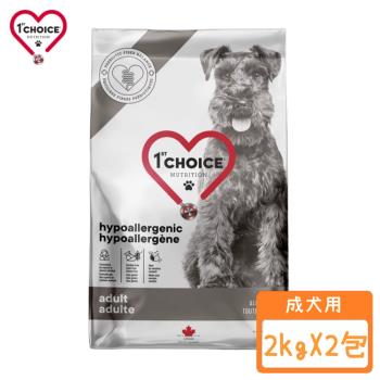 1stChoice 瑪丁-【2入組】無穀單一蛋白低過敏鴨肉成犬配方2kg （新鮮鴨肉+地瓜）