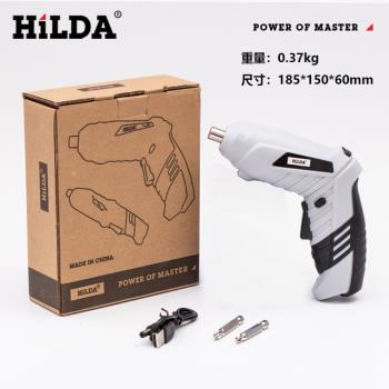 【HILDA】希爾達電動工具 4.8V 電動螺絲起子經濟組 HL48-PW白色