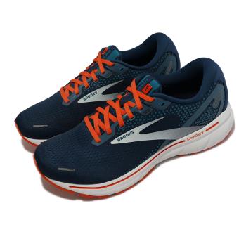 Brooks 慢跑鞋 Ghost 14 男鞋 藍 橘 魔鬼系列 緩震 彈力 路跑 馬拉松 運動鞋 1103691D488 [ACS 跨運動]