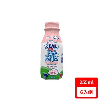 ZEAL真致-紐西蘭貓專用保健鮮乳(不含乳糖) 255ml X6入組(ZE-CM-01)(效期:2024/10)(下標數量2+贈神仙磚)
