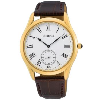 SEIKO精工 CS系列 簡約紳士小秒盤腕錶 (6G28-01A0G/SRK050P1) SK044