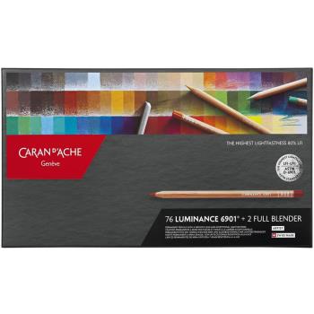 瑞士 CARAN DACHE 卡達 LUMINANCE 6901 極致專家級油性色鉛筆 (76色)