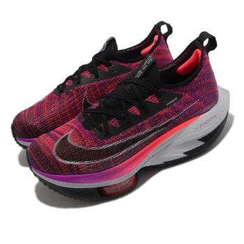 Nike 慢跑鞋 Zoom Alphafly Next% 運動 女鞋 氣墊 避震 路跑 健身 紫 黑 CZ1514-501 [ACS 跨運動]