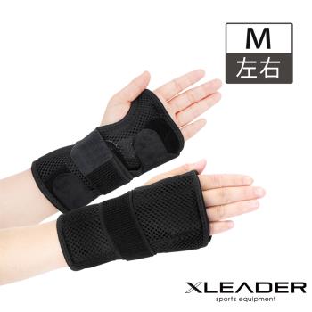 Leader X 網孔透氣鋼板加壓支具腕關節固定帶(兩入)