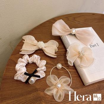 【Hera 赫拉】仙女杏色系髮飾5入組 H111051604