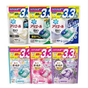 日本P&G 4D碳酸機能洗衣球39入/36入/33入X4 (多款任選)