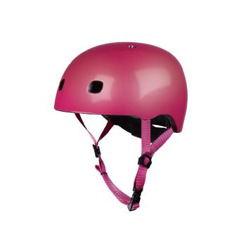 瑞士 Micro Helmet 消光莓果紅安全帽 LED版本 - 尺寸 M