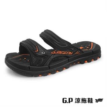 G.P 男款TANK重裝雙帶拖鞋G2268M-橘色(SIZE:39-44 共二色) GP