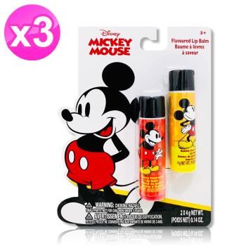 Disney Mickey護唇膏二入裝 4g/0.14oz x3組