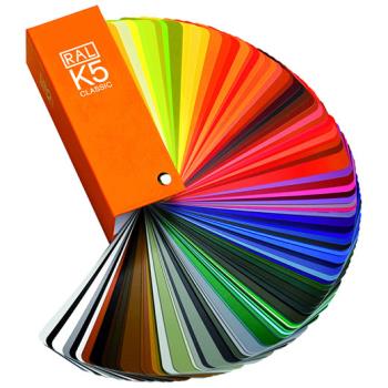 德國 RAL 勞爾 Classic Color K5 經典系列 K5 色卡 (4碼215色單頁單色) 工業建築設計塗料 /本