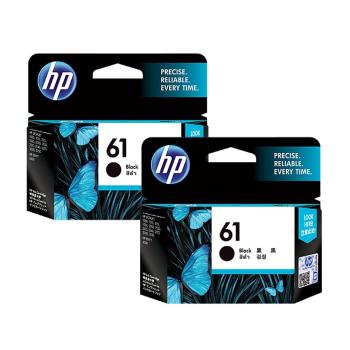 HP NO.61 ( CH561WA ) 黑色2入 原廠墨水匣 適用Deskjet 1000/1010/1050/1510/2000/2050