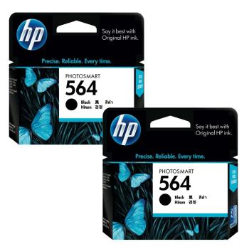HP NO.564 / CB316WA 黑色2入 原廠墨水匣 適用Deskjet/P3070A/3520/OJ4610/C5370/C5373