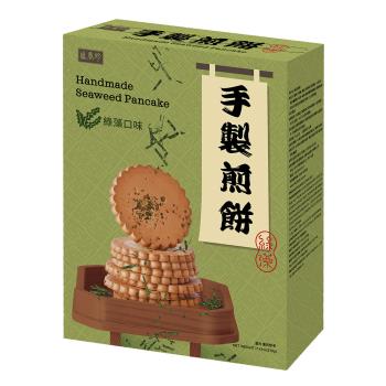 【盛香珍】手製煎餅-綠藻210g/盒