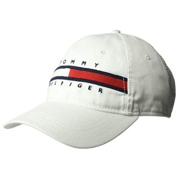 Tommy Hilfiger 2022男時尚標誌Avery款白色棒球帽