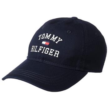 Tommy Hilfiger 2022男時尚標誌款黑色棒球帽