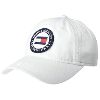 Tommy Hilfiger 2022男時尚圓標Avery款白色棒球帽