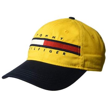 Tommy Hilfiger 2022男時尚標誌Avery款金黃色棒球帽