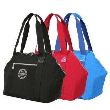 【YESON 永生】輕便型手提袋/旅行袋(小)/托特包-黑色/紅色/藍色