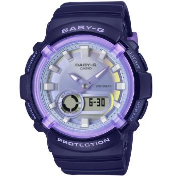 CASIO 卡西歐 BABY-G 魔幻紫 夢幻雙顯手錶 (BGA-280DR-2A)